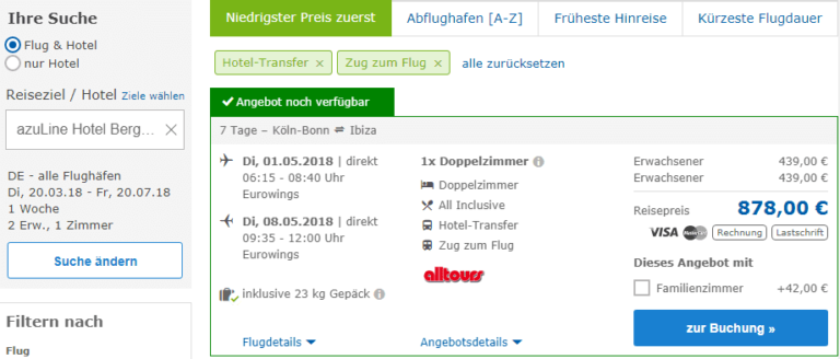 Zum begrenzten Angebot...