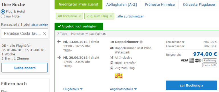 Zum begrenzten Angebot...