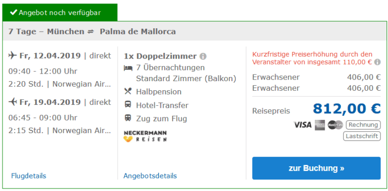 Zum begrenzten Angebot...