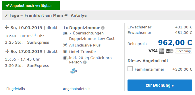 Zum begrenzten Angebot...