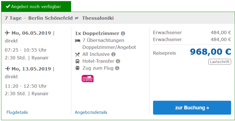 Zum begrenzten Angebot...