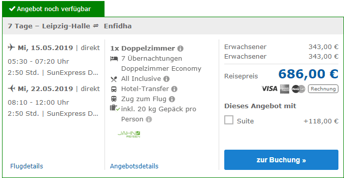 Zum begrenzten Angebot...