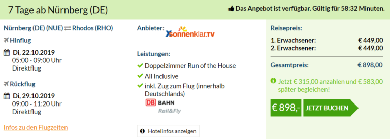 Zum begrenzten Angebot...