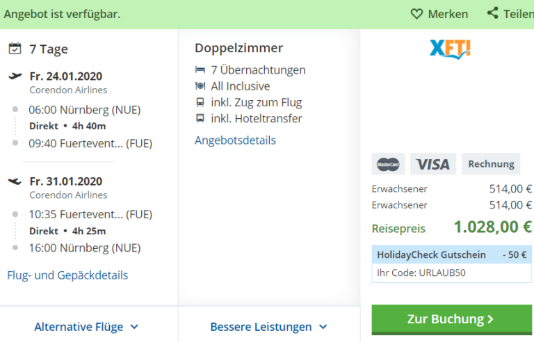 Zum begrenzten Angebot...