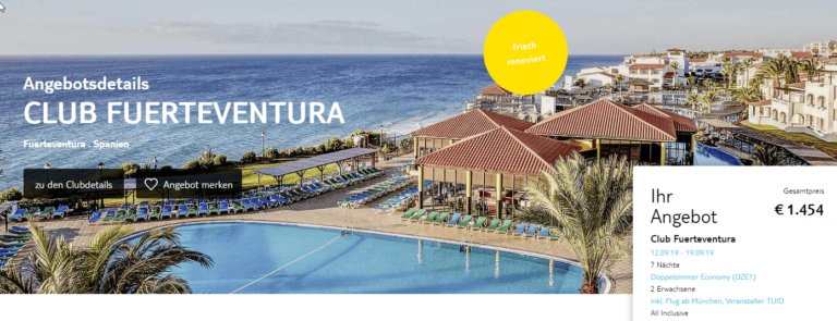 Zum begrenzten Angebot...