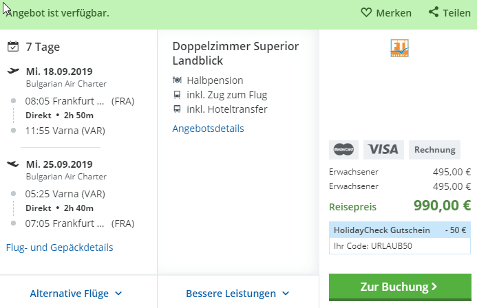 Zum begrenzten Angebot...