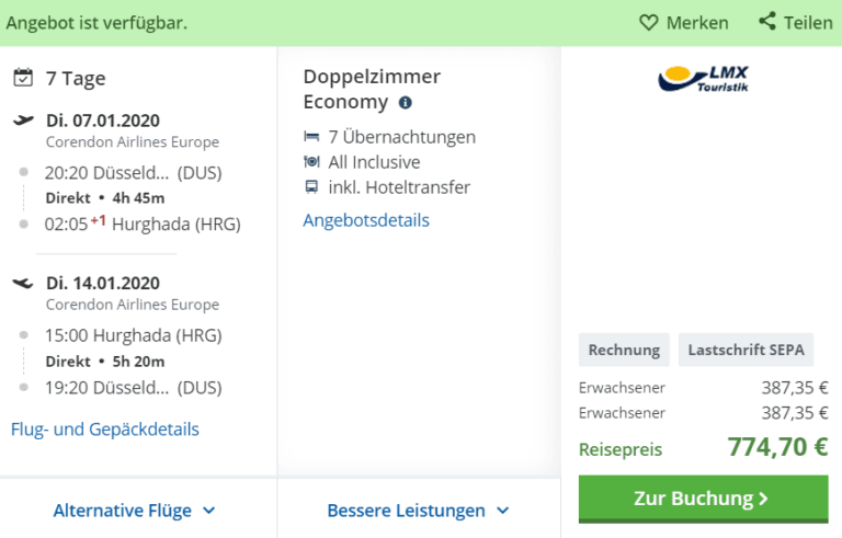 Zum begrenzten Angebot...