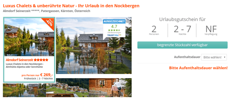 Zum begrenzten Angebot...