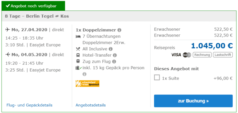Zum begrenzten Angebot...