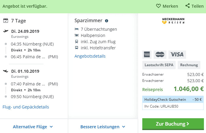 Zum begrenzten Angebot...