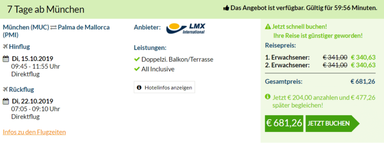 Zum begrenzten Angebot...