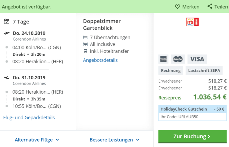 Zum begrenzten Angebot...