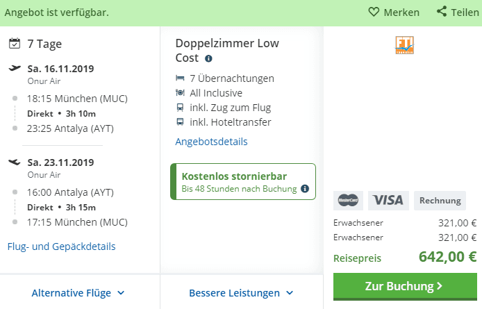 Zum begrenzten Angebot...