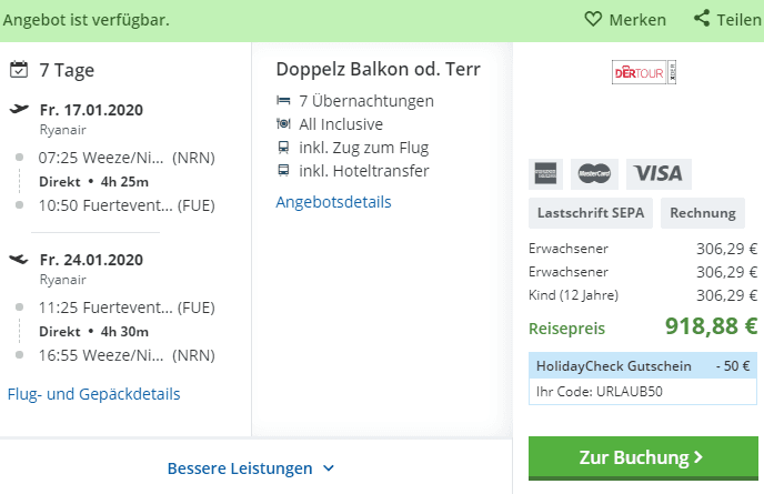 Zum begrenzten Angebot...