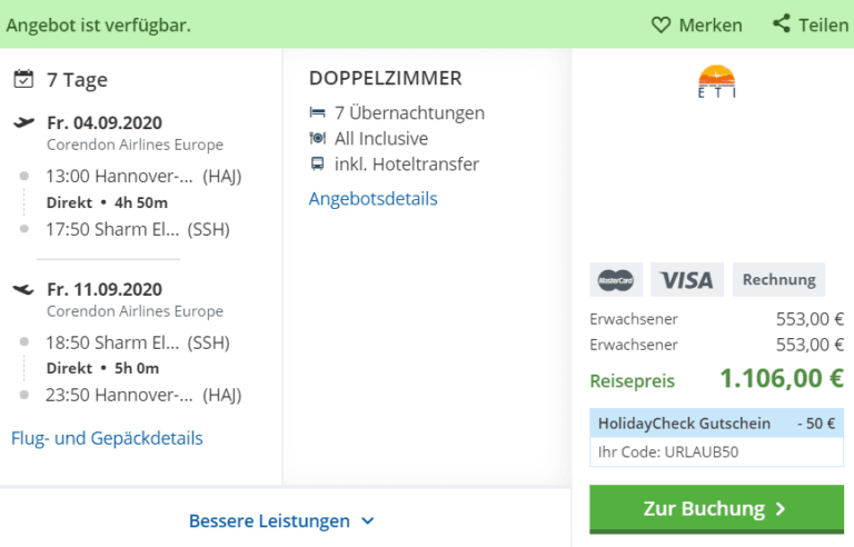 Zum begrenzten Angebot...