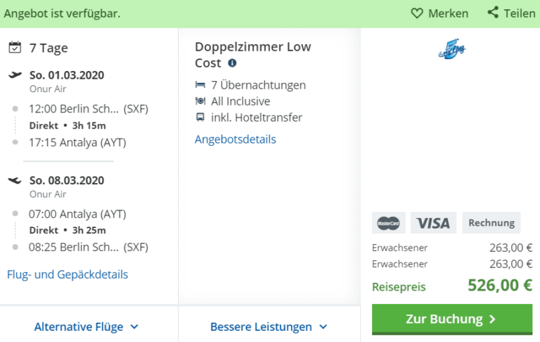 Zum begrenzten Angebot...