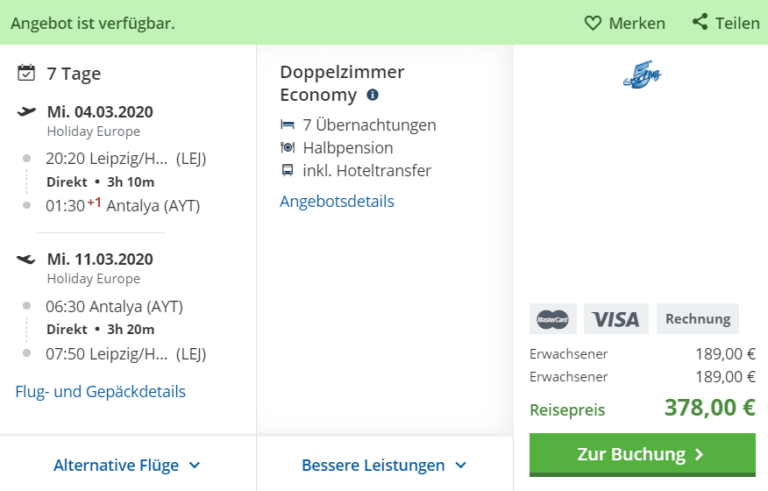 Zum begrenzten Angebot...